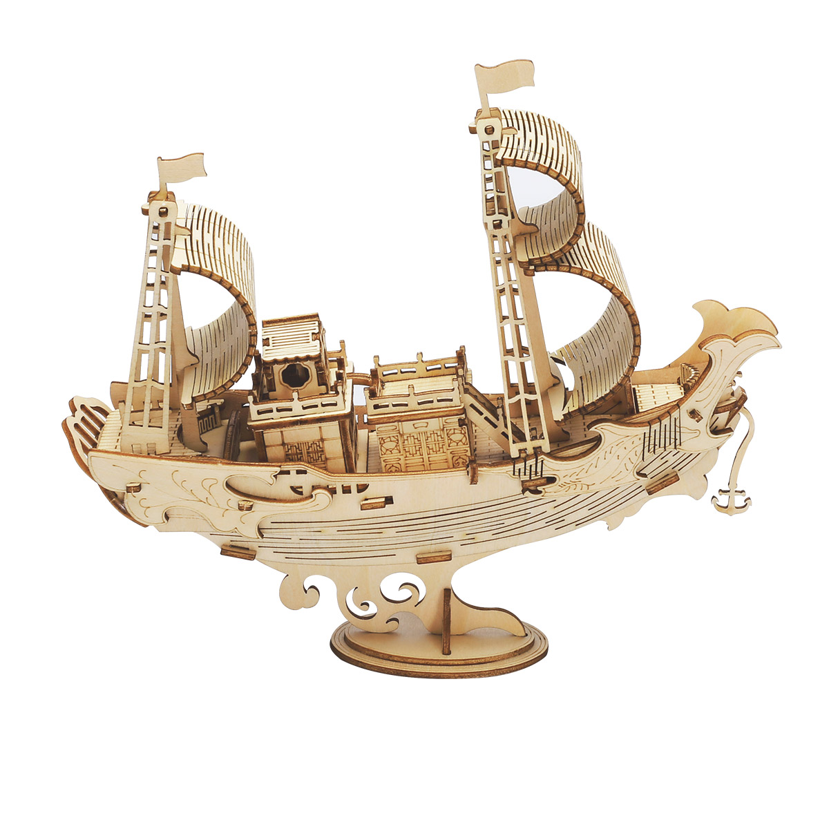 Пазл 3D 91 элемент Серия "Корабли" Японский дипломатический корабль RTG-03 | Магазин канцтоваров и игрушек Львёнок