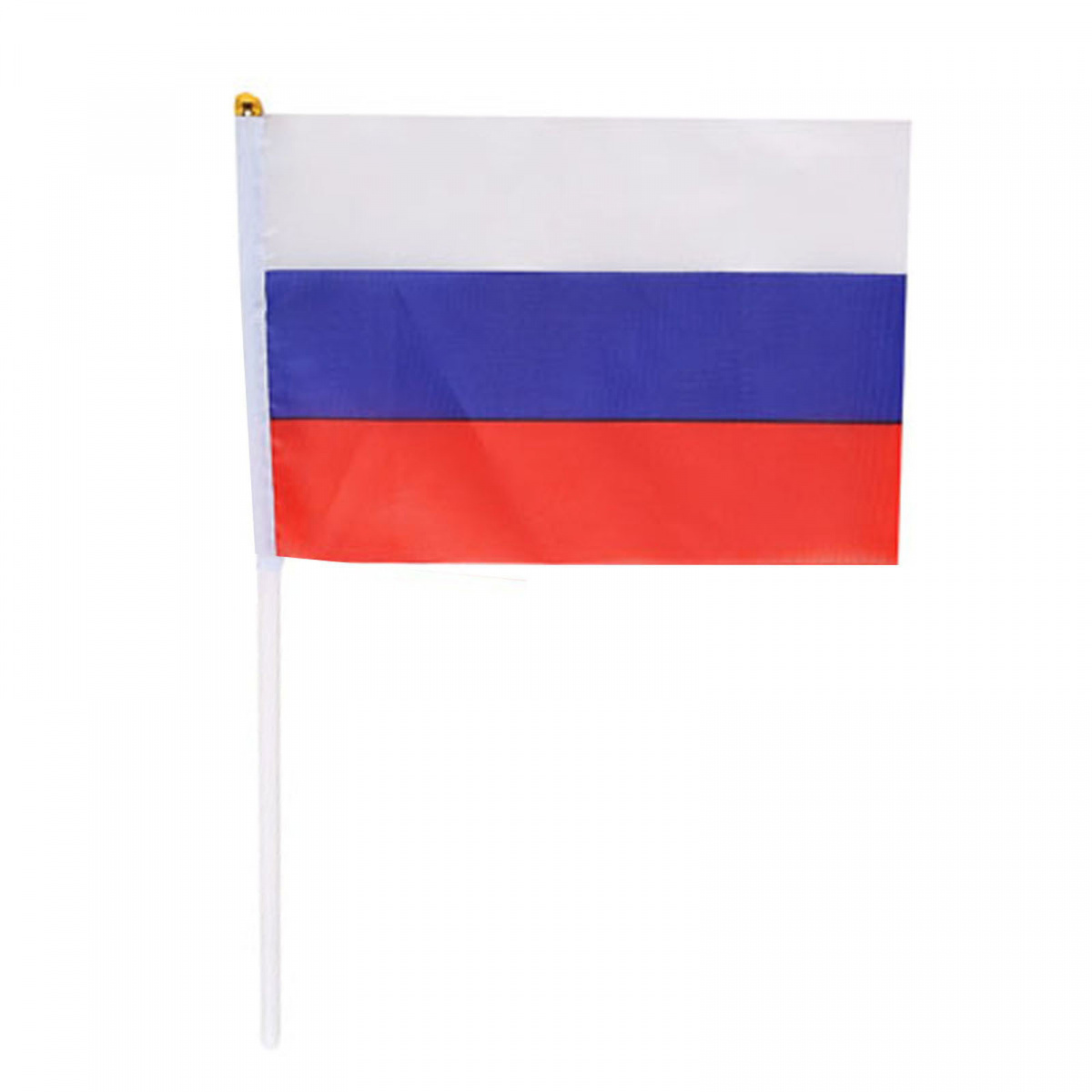 Флаг России 14*20см с флагштоком 183168 | Магазин канцтоваров и игрушек Львёнок