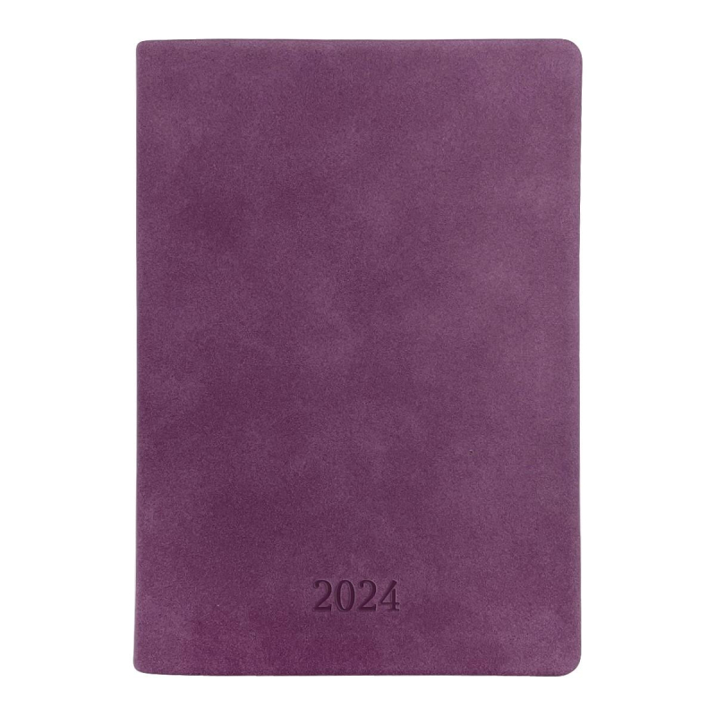 Ежедневник датированный 2024 140х200 352л Soft I1342/purple | Магазин канцтоваров и игрушек Львёнок
