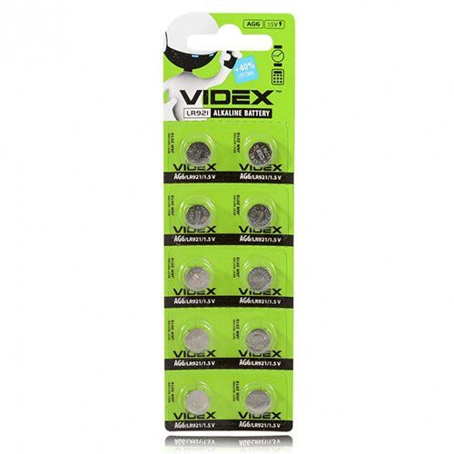Батарейка Videx AG6 LR921 | Магазин канцтоваров и игрушек Львёнок