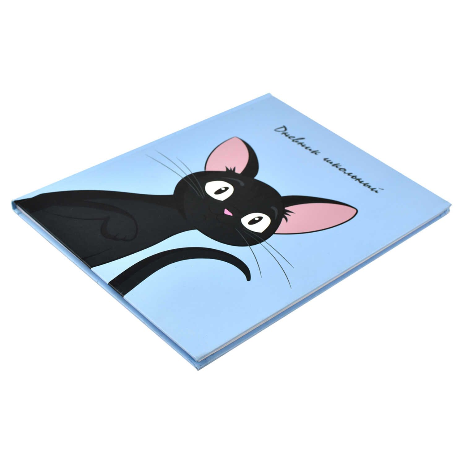 Дневник школьный Черный кот 56459 | Магазин канцтоваров и игрушек Львёнок