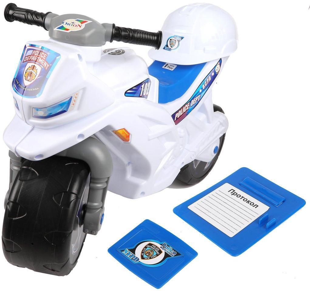 Мотоцикл 2-х колесный+шлем, значок, протокол 501в.2_Б | Магазин канцтоваров и игрушек Львёнок