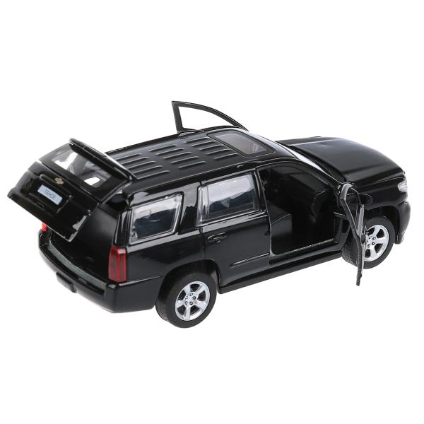 Машина металлическая Chevrolet Tanoe 12см двери, багажник, инерция TAHOE-BK черный | Магазин канцтоваров и игрушек Львёнок