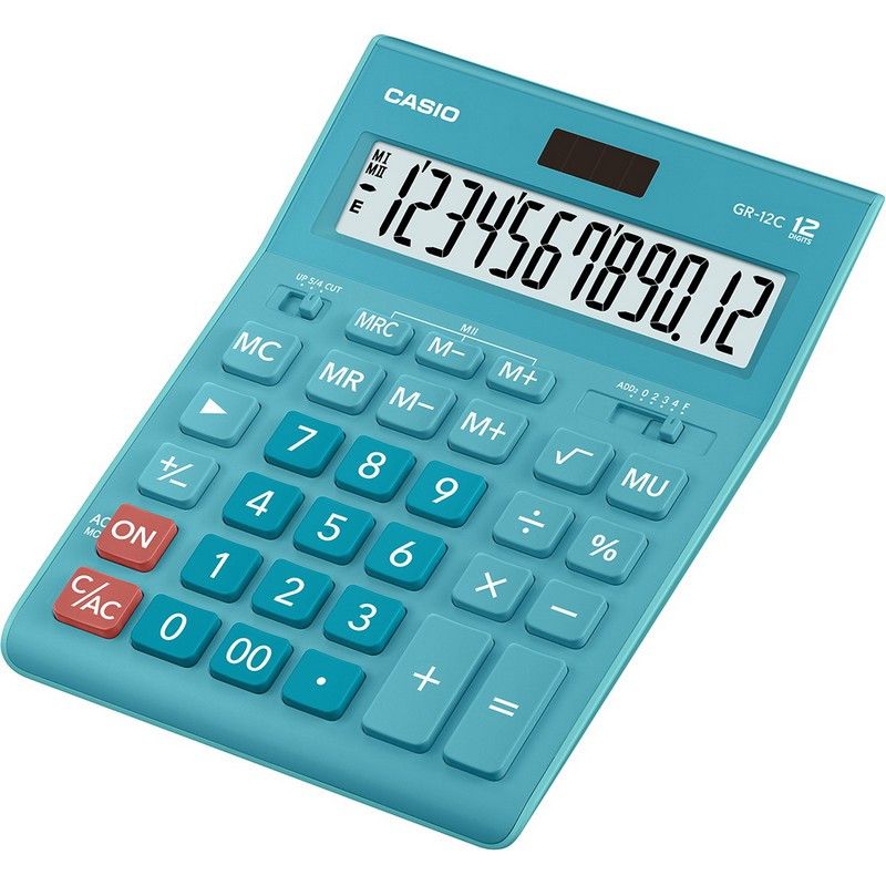 Калькулятор  (12 разр) GR-12C-LB-W-EP гол | Магазин канцтоваров и игрушек Львёнок