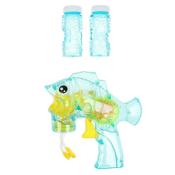 Пистолет механический для пускания мыльных пузырей Динозавр (свет) B2097181-R | Магазин канцтоваров и игрушек Львёнок