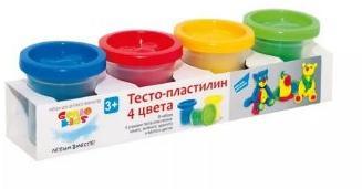 Набор для детского творчества Тесто-пластилин 4 цвета TA1008V | Магазин канцтоваров и игрушек Львёнок