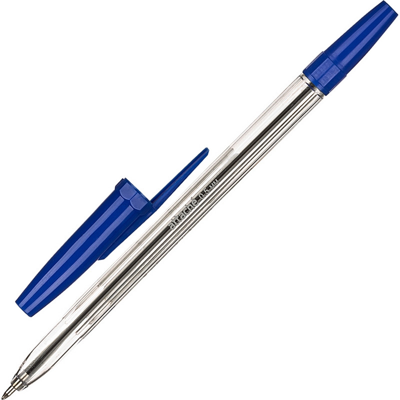 Ручка шариковая 0,5мм Economy Elementary 434191 синяя | Магазин канцтоваров и игрушек Львёнок
