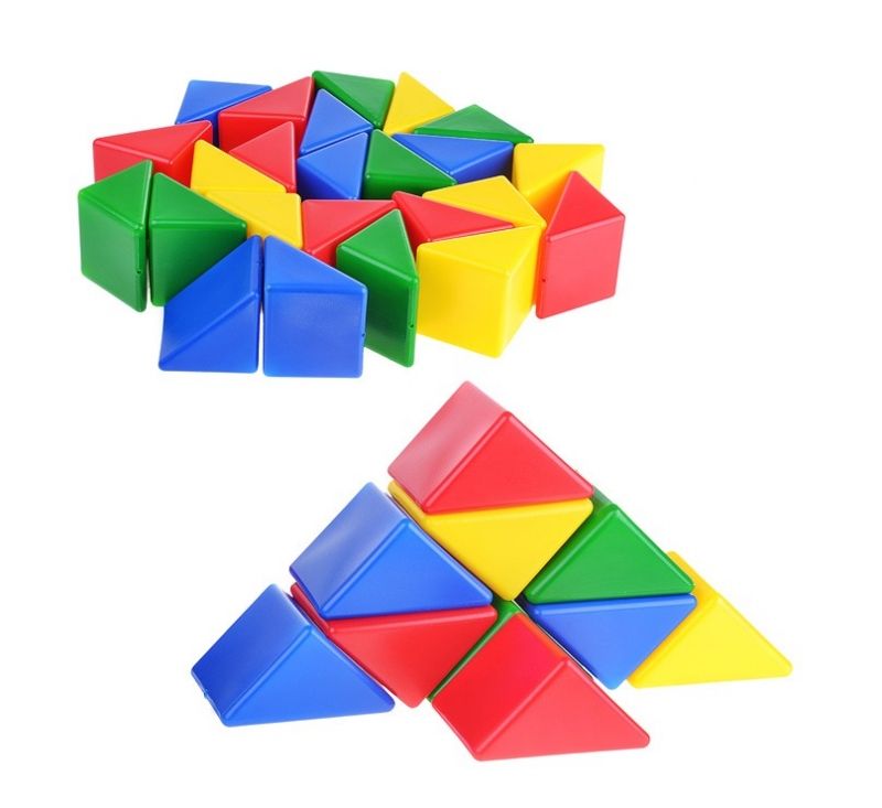 Выдувка. Набор треугольников 24 эл. 00903 | Магазин канцтоваров и игрушек Львёнок