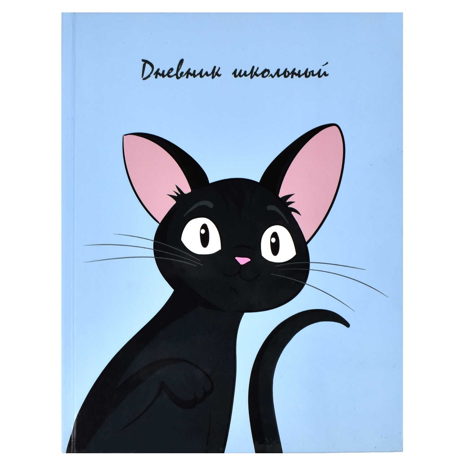 Дневник школьный Черный кот 56459 | Магазин канцтоваров и игрушек Львёнок