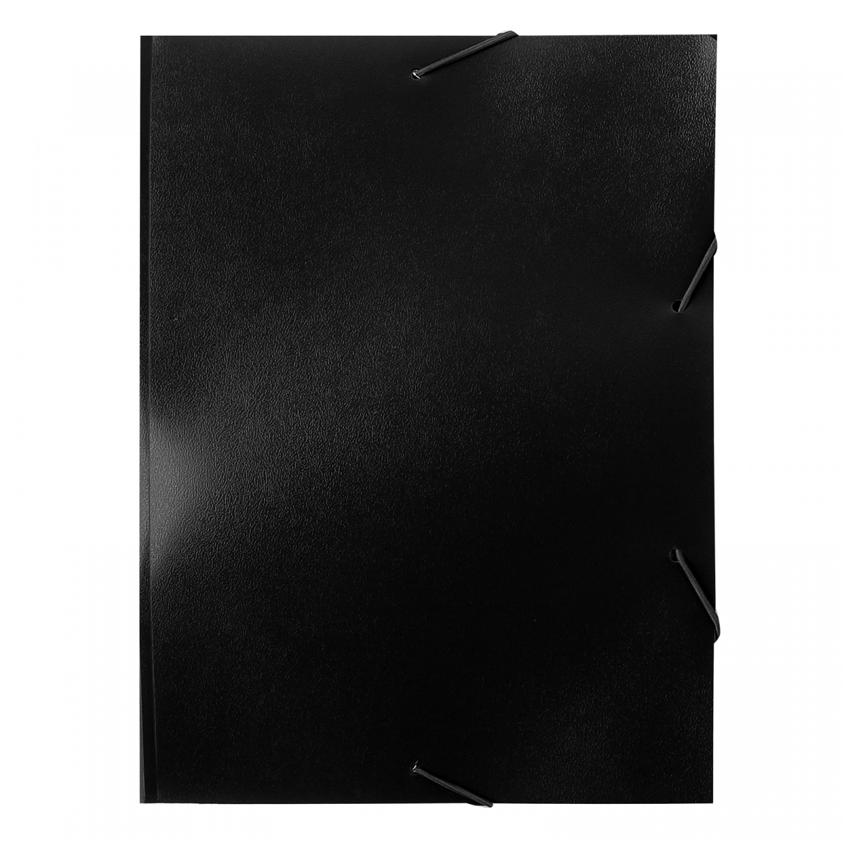 Папка на резинке А4 0,40мм213903 черная | Магазин канцтоваров и игрушек Львёнок