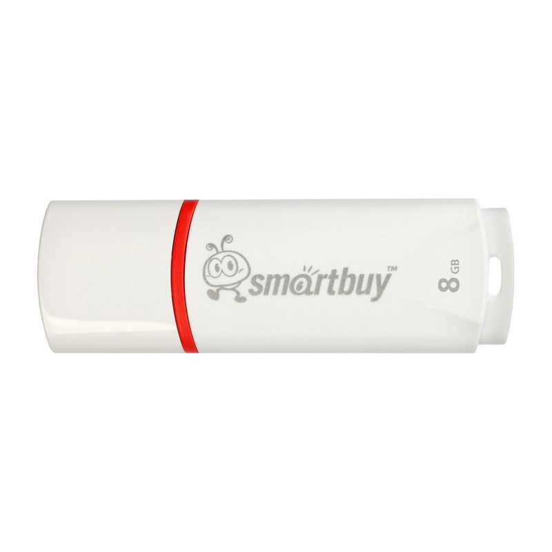 Флешка USB 2.0 8gb SB8GBCRW-W Smartbuy Crown Series | Магазин канцтоваров и игрушек Львёнок