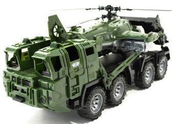 Военный тягач Щит с вертолетом 256 | Магазин канцтоваров и игрушек Львёнок