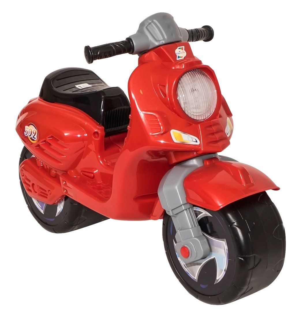 Мотоцикл 2-х колесный Скутер, красный 502_К | Магазин канцтоваров и игрушек Львёнок