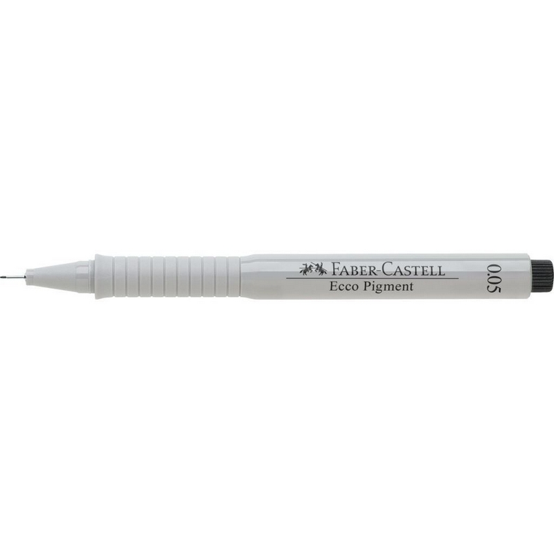 Ручка капиллярная 0,05мм "Ecco Pigment" 166099 черная | Магазин канцтоваров и игрушек Львёнок