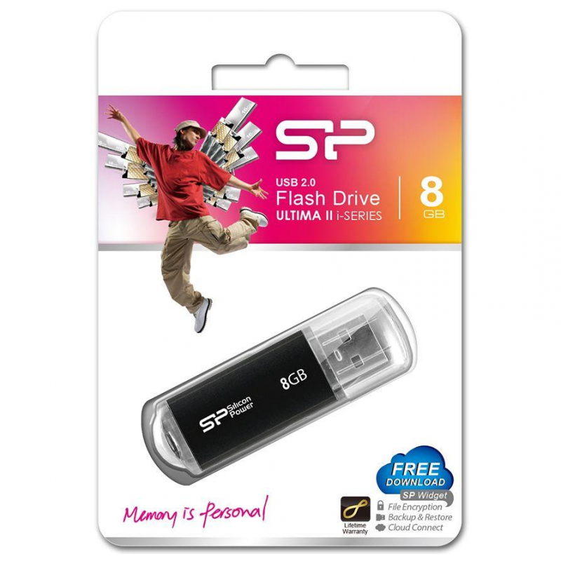 Флешка USB 2.0 8gb SP SP008GBUF2M01V1K | Магазин канцтоваров и игрушек Львёнок