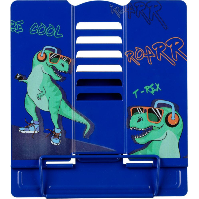 Подставка для книг Динозавр металлическая 19x15 1473632 | Магазин канцтоваров и игрушек Львёнок