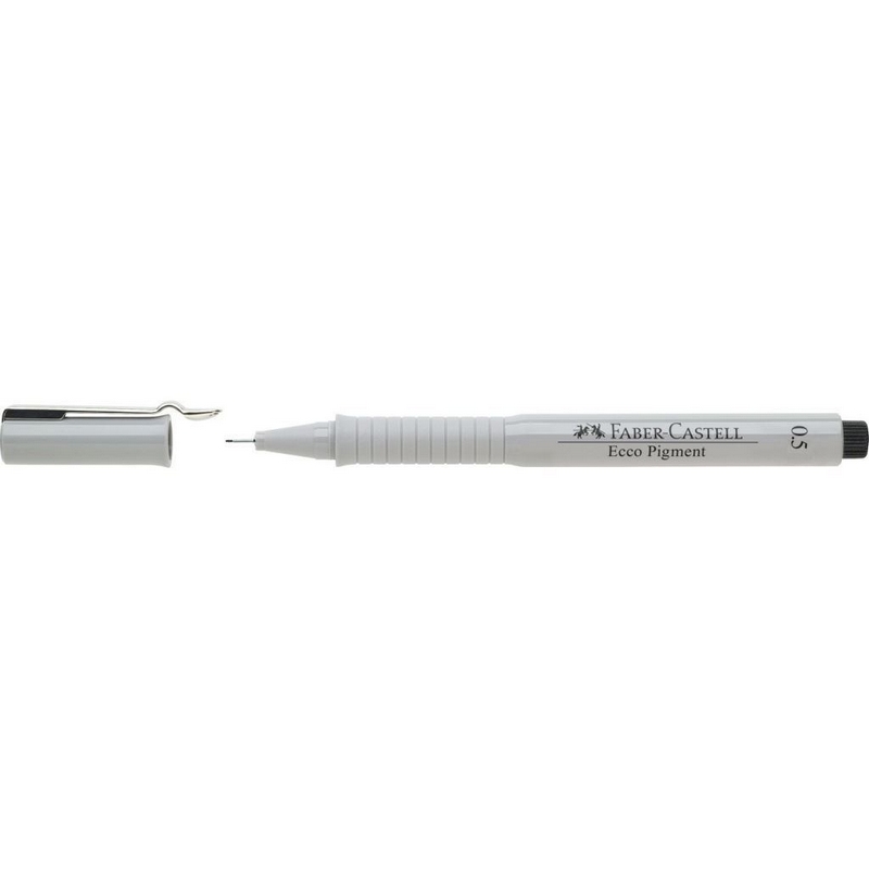 Ручка капиллярная 0,5мм "Ecco Pigment" 166599 черная | Магазин канцтоваров и игрушек Львёнок