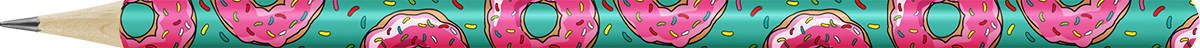 Карандаш графитный круглый ТМ (HB) "Принты" 3059 Пончик PR-12Д | Магазин канцтоваров и игрушек Львёнок