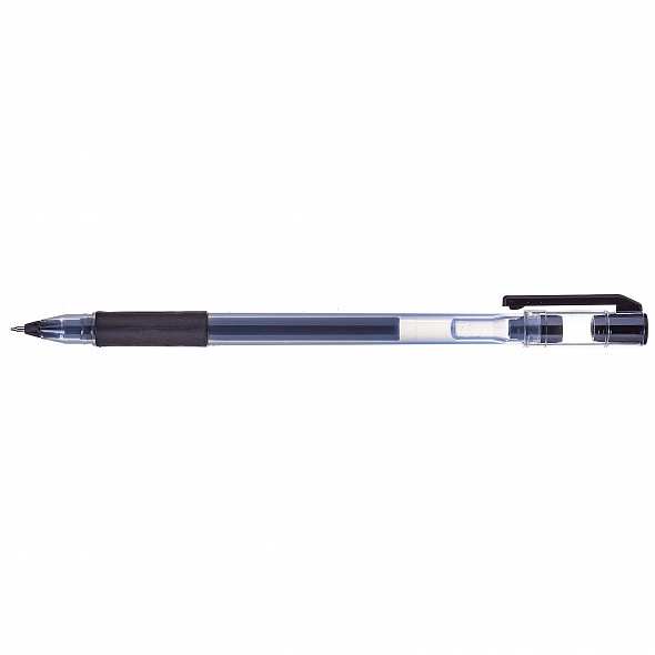 Ручка гелевая 0,5мм Pick одноразовая GP_080025 черная | Магазин канцтоваров и игрушек Львёнок