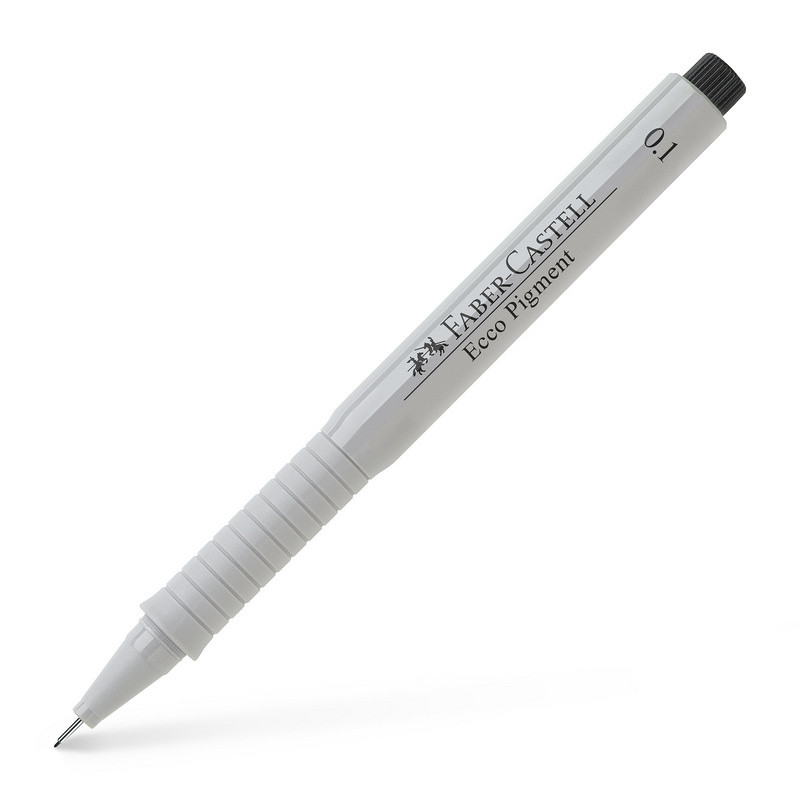 Ручка капилярная 0.1мм Ecco Pigment 166199 черная | Магазин канцтоваров и игрушек Львёнок