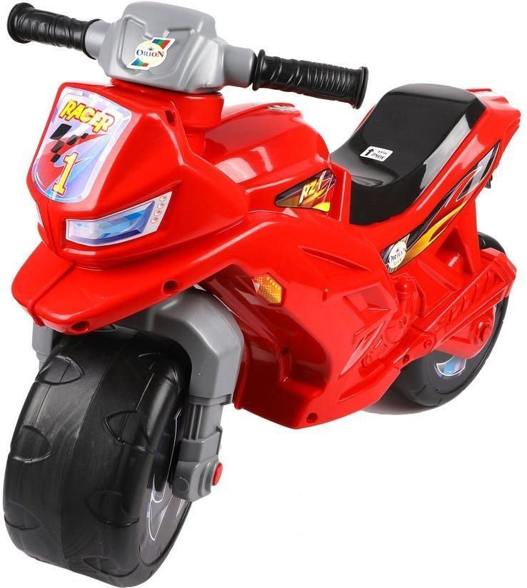 Мотоцикл 2-х колесный, красный, звук 501в.3_К | Магазин канцтоваров и игрушек Львёнок