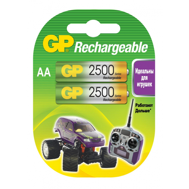 Аккумулятор GP R06 2500 AAHC по 1 шт | Магазин канцтоваров и игрушек Львёнок
