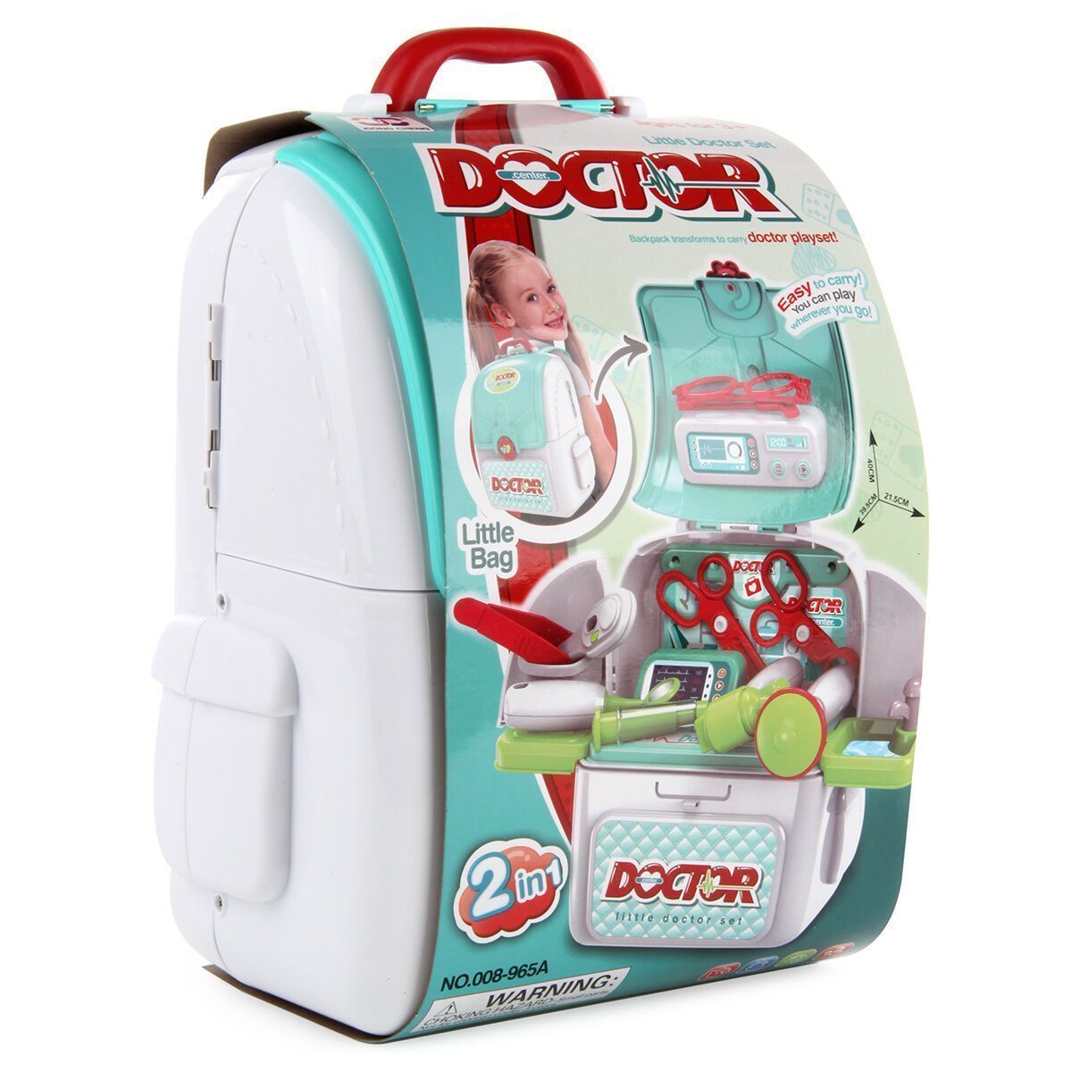 Рюкзак доктор 101928 | Магазин канцтоваров и игрушек Львёнок