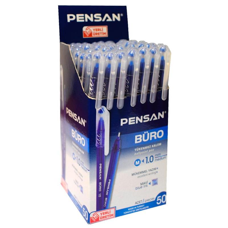 Ручка шариковая 1,0мм Buro масло 2270 синяя | Магазин канцтоваров и игрушек Львёнок