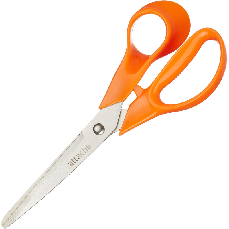 Ножницы Orange 177мм с пластиковыми эллиптическими ручками 280473 | Магазин канцтоваров и игрушек Львёнок