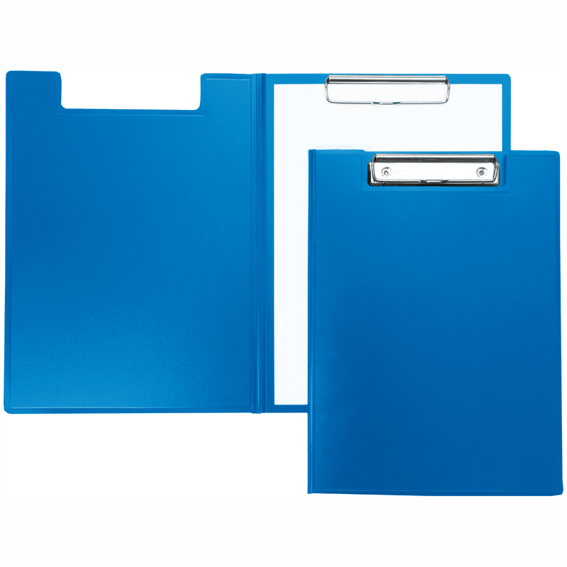 Папка-планшет с зажимом бумвинил АРр_04302 синяя | Магазин канцтоваров и игрушек Львёнок