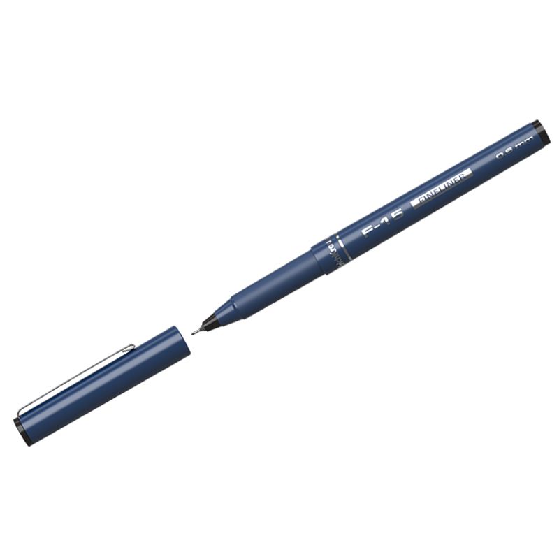 Ручка капил 0.6мм,  F-15 EK37066,черная | Магазин канцтоваров и игрушек Львёнок