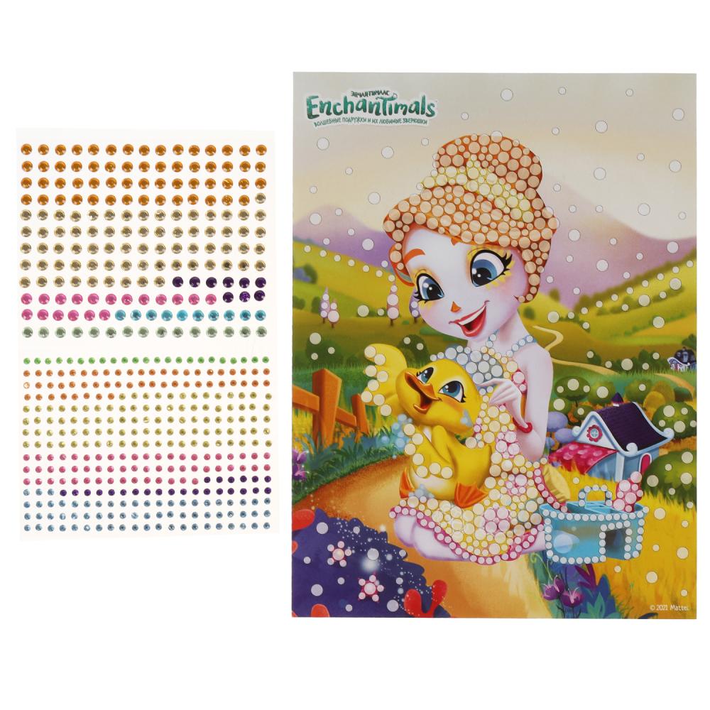 Кристальная мозаика 17х23см Энчантималс 100CRYS-EN5 | Магазин канцтоваров и игрушек Львёнок