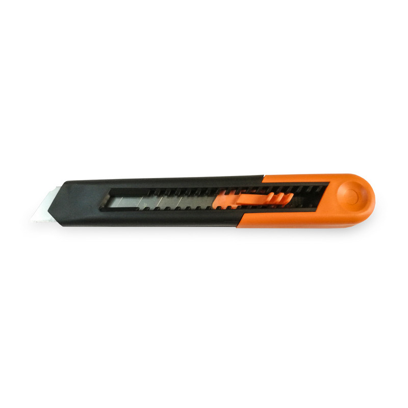 Нож канцелярский 18мм Альфа 992788 оранжевый | Магазин канцтоваров и игрушек Львёнок