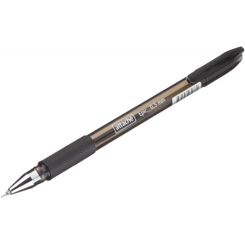 Ручка гелевая 0,5мм Epic 389740 черная | Магазин канцтоваров и игрушек Львёнок
