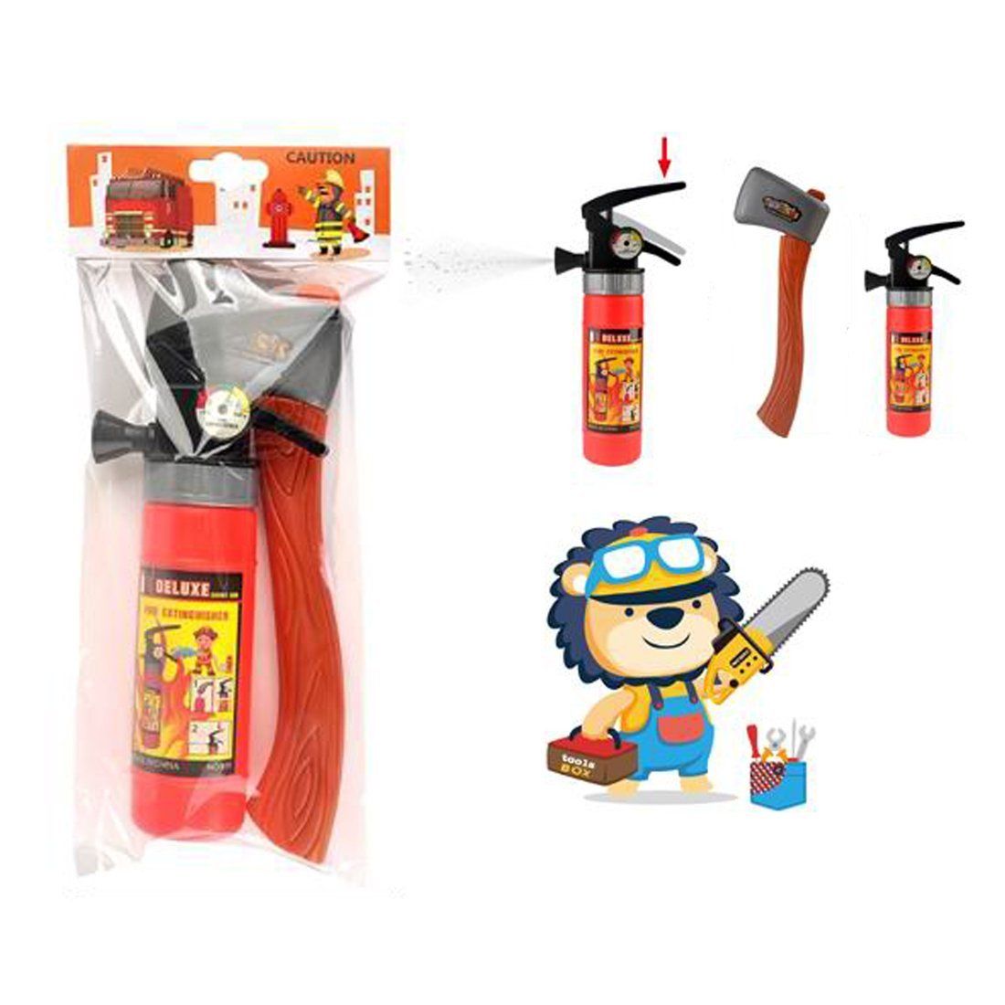 Игровой набор Пожарный 2 предмета NH662 | Магазин канцтоваров и игрушек Львёнок