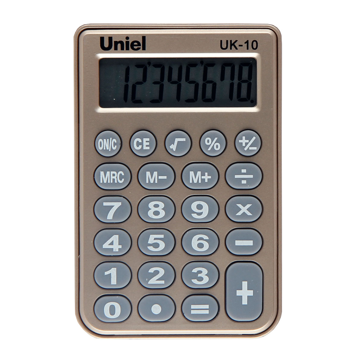 Калькулятор карманный (8 разр) UK-10BG | Магазин канцтоваров и игрушек Львёнок