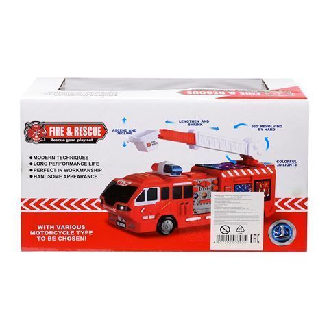 Пожарная машина на батарейках RS5670-1-2E Ассорти | Магазин канцтоваров и игрушек Львёнок