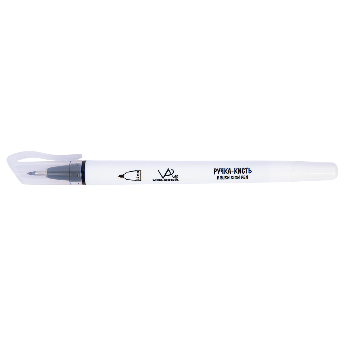 Ручка-кисть 0,7мм для каллиграфии BPV-01 черная | Магазин канцтоваров и игрушек Львёнок