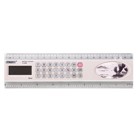 Калькулятор-линейка  (8 разр) PC-2508 | Магазин канцтоваров и игрушек Львёнок