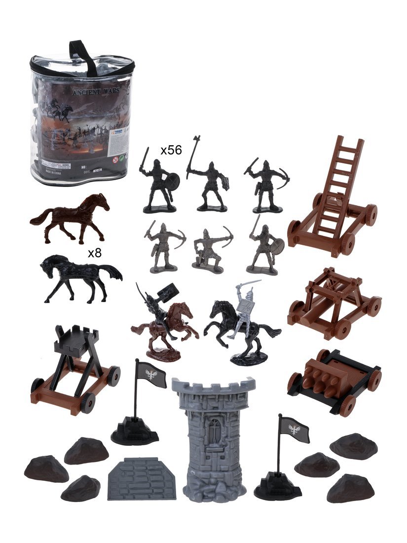 Набор солдатиков "Рыцарь" 78 предметов 201007100 | Магазин канцтоваров и игрушек Львёнок
