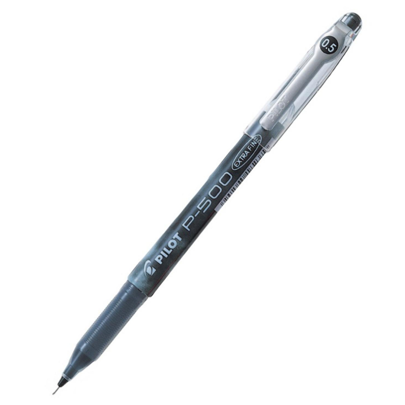 Ручка гелевая одноразовая 0,5 BL-P50 B черная Р-500 | Магазин канцтоваров и игрушек Львёнок