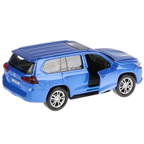 Машина металлическая свет-звук Lexus LX-570 12см двери, инерция LX570-BU-SL Синий | Магазин канцтоваров и игрушек Львёнок