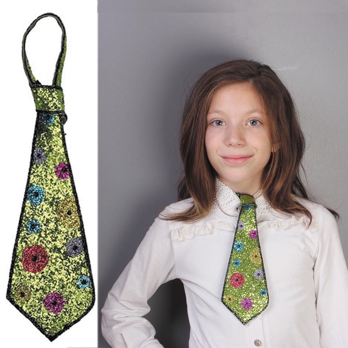 Декоративный галстук 28см 02266 | Магазин канцтоваров и игрушек Львёнок