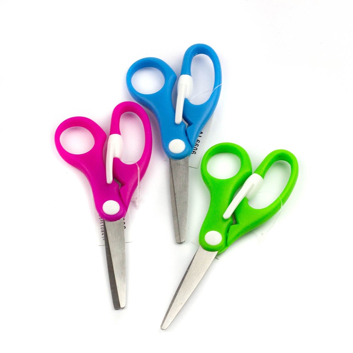 Ножницы детские 14см эргономичная ручка, с усилителем, закругленные концы AL6606 | Магазин канцтоваров и игрушек Львёнок