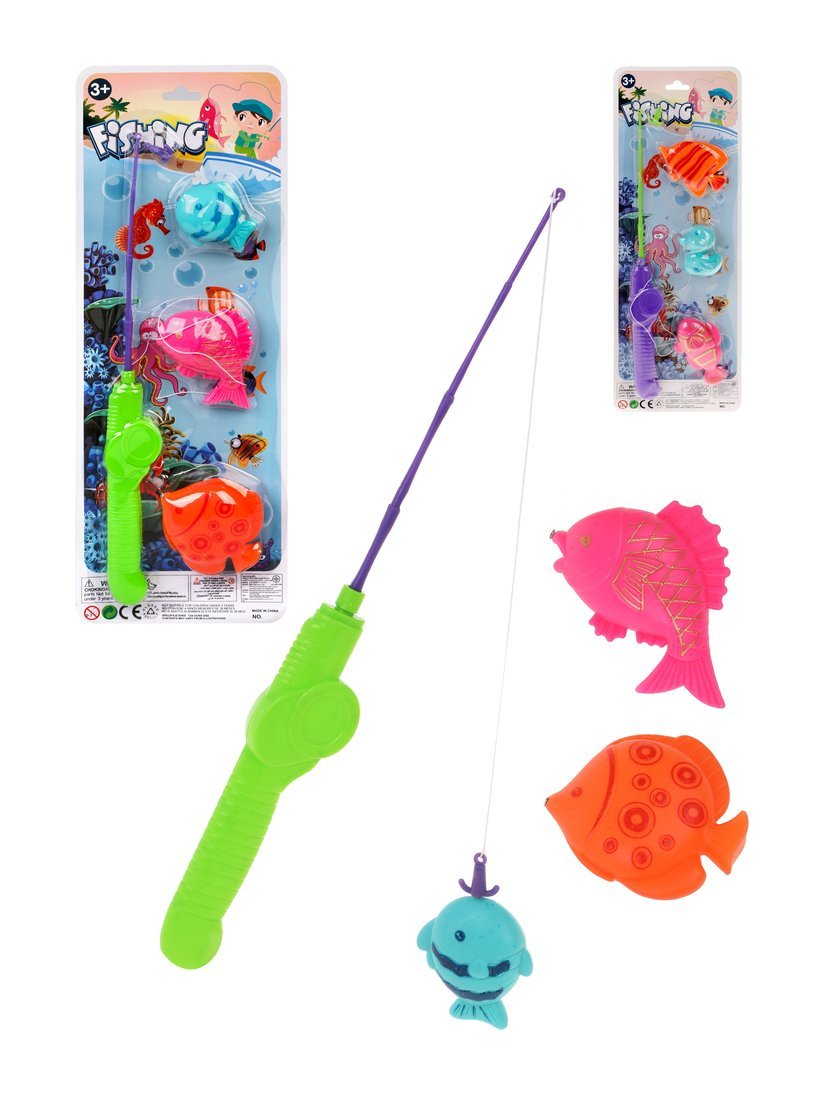 Игра "Рыбалка" в комплекте 4 предмета 883 | Магазин канцтоваров и игрушек Львёнок