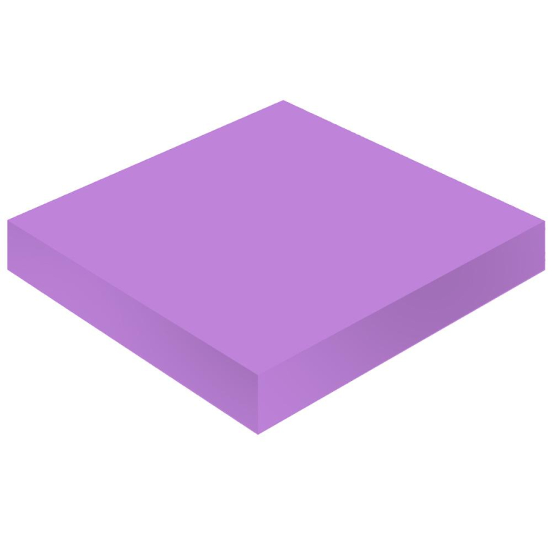 Блок для записей с клеевым краем 76х76мм 100л 1556523 неон фиолетовый | Магазин канцтоваров и игрушек Львёнок