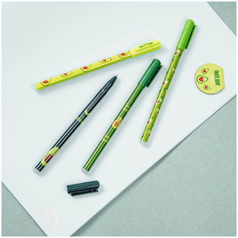 Ручка гель 0,5мм пиши-стирай "Avocado" MS_65985 синяя