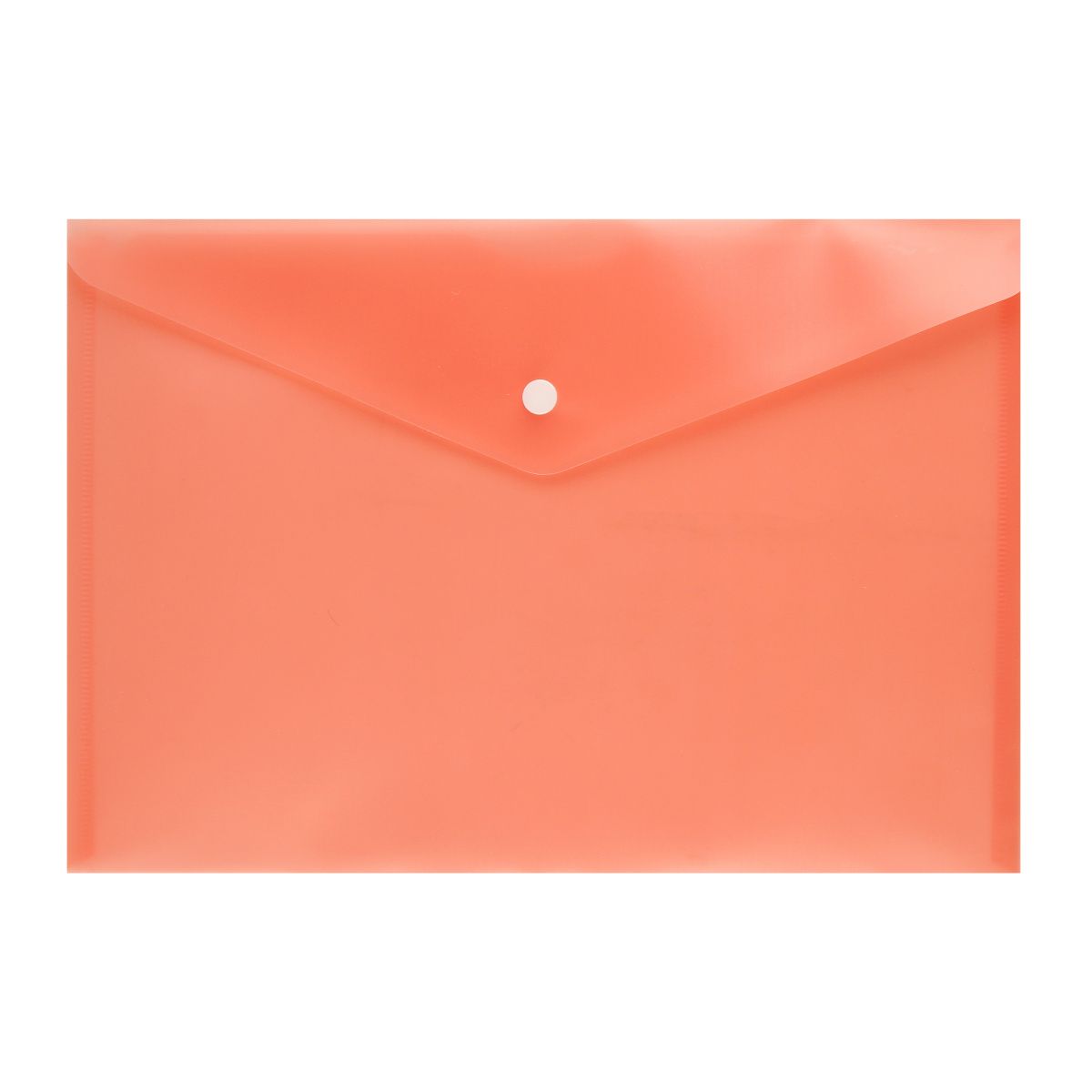 Папка-конверт на кноп А4 (240*340мм) 0,18мм 212684 полупрозрачная розовая | Магазин канцтоваров и игрушек Львёнок