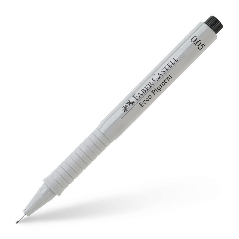 Ручка капиллярная 0,05мм "Ecco Pigment" 166099 черная | Магазин канцтоваров и игрушек Львёнок