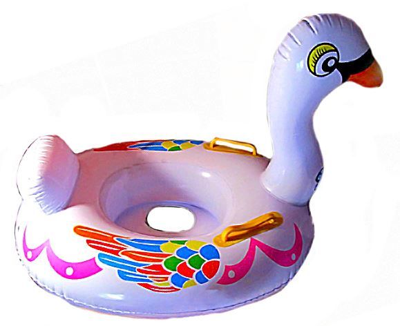 Круг для плавания с ножками Лебедь  SY-A1131 | Магазин канцтоваров и игрушек Львёнок